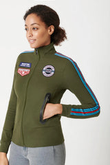 Women's zip-up sweatshirt jacket | MARTINI RACING®