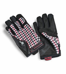Porsche Classic Assembly Gloves in Red Pepita