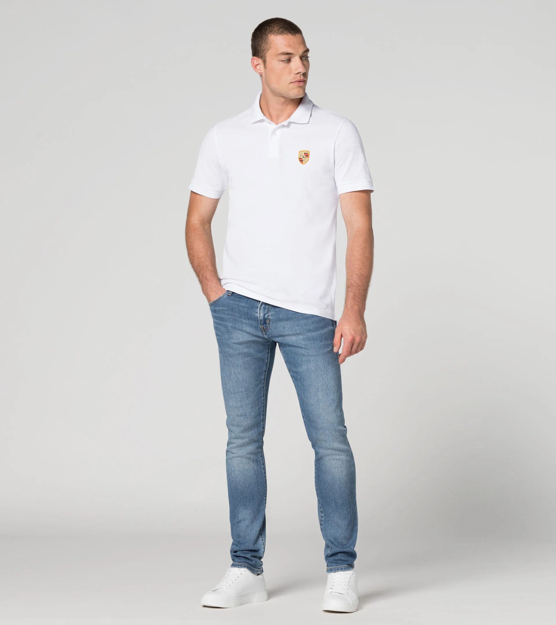 Porsche crest polo shirt | Essential