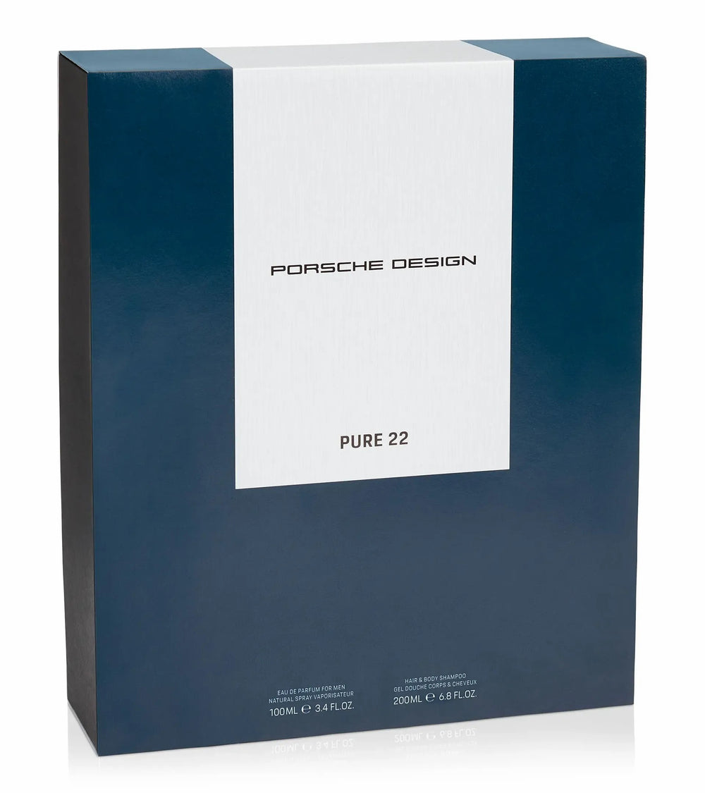 Porsche Design PURE 22 Gift Set Eau de Parfum & Hair & Body Shampoo